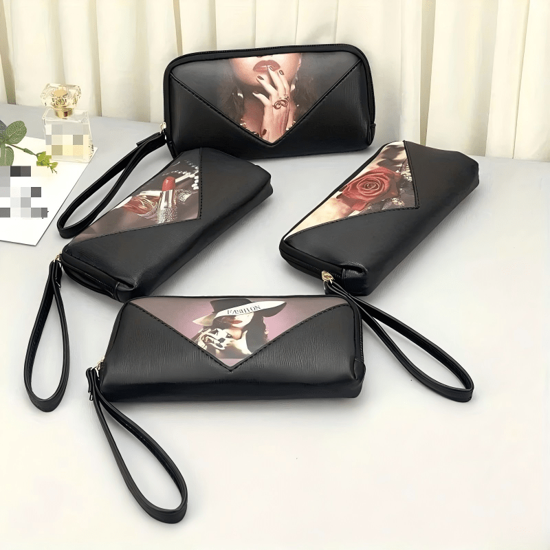Patchwork Leather Backpack And Handbag With Pattern