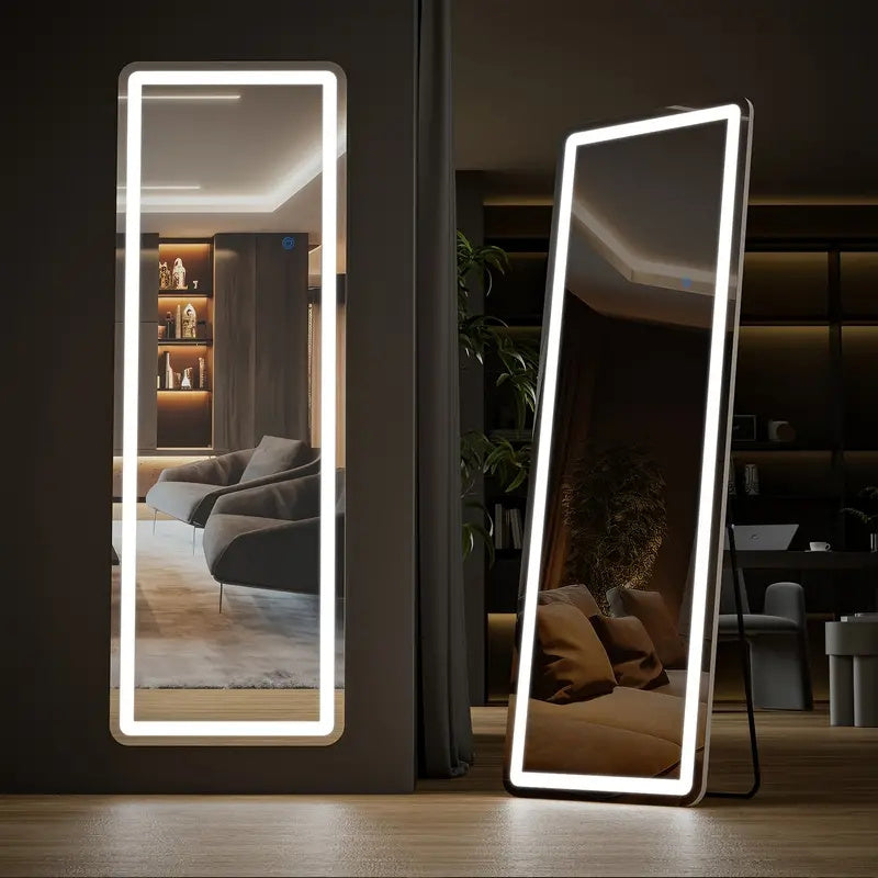 EDX LED Makeup Mirror With Adjustable Brightness Storage
