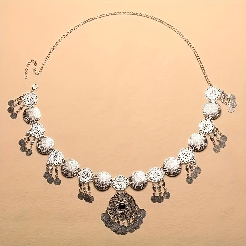 Bohemian Tassel Belt For Belly Dance Rhinestone Alloy