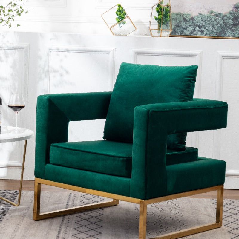 Modern Accent Arm Chair Luxury Comfort And Durable Fabric