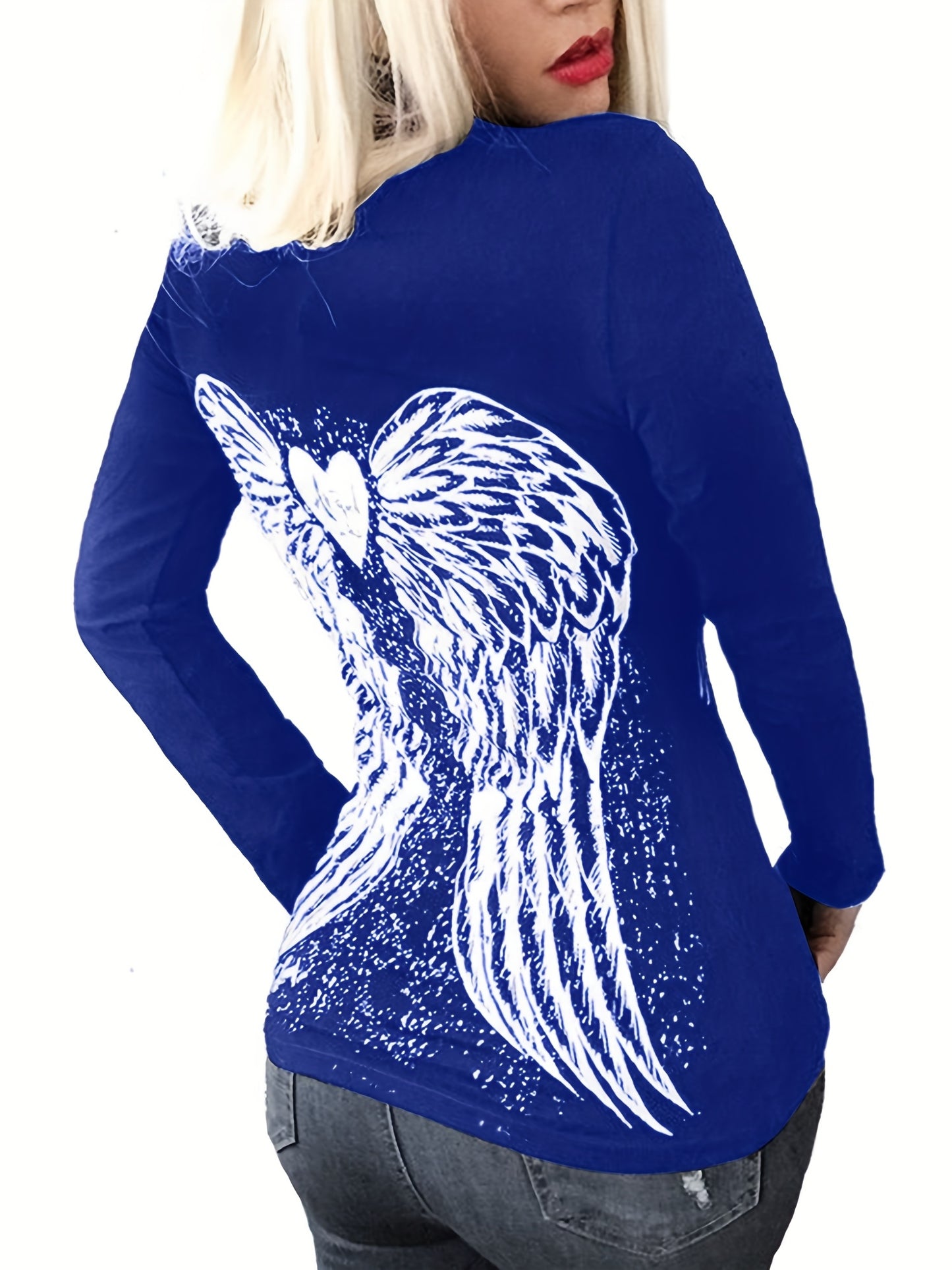 Women Graphic Sweater Crewneck Pullover Vintage Inspired