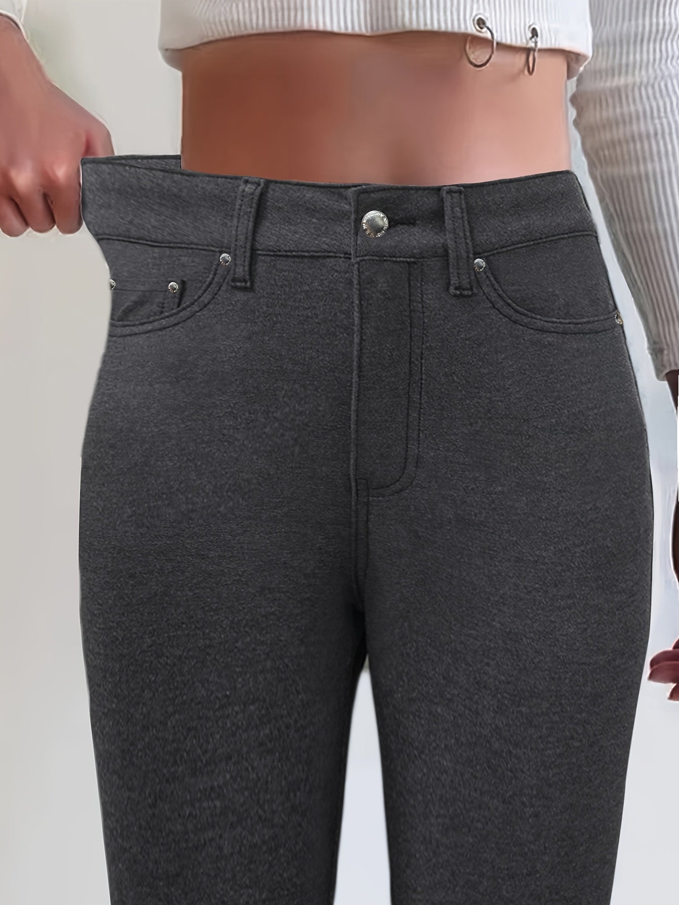 Gilipur High Waisted Skinny Jeans for Women Stretch Denim