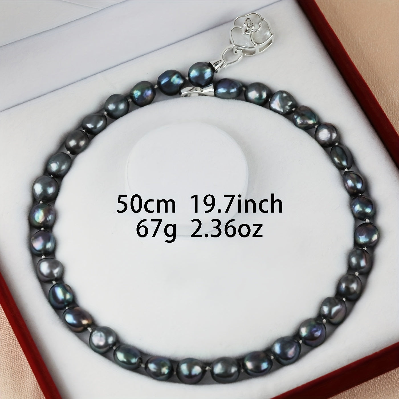 Baroque Freshwater Pearl Necklace Gift Box Luxury Elegance