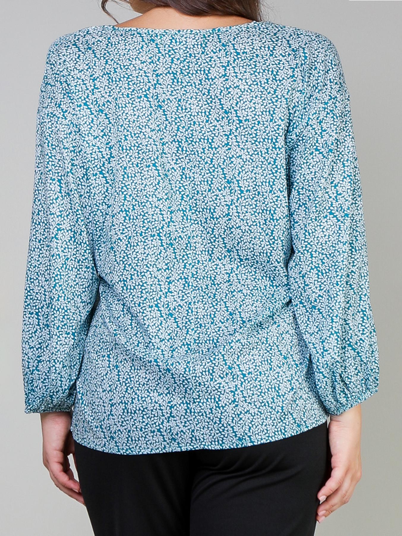 Bohemian Floral Top Everyday Essential Shirt Polyester