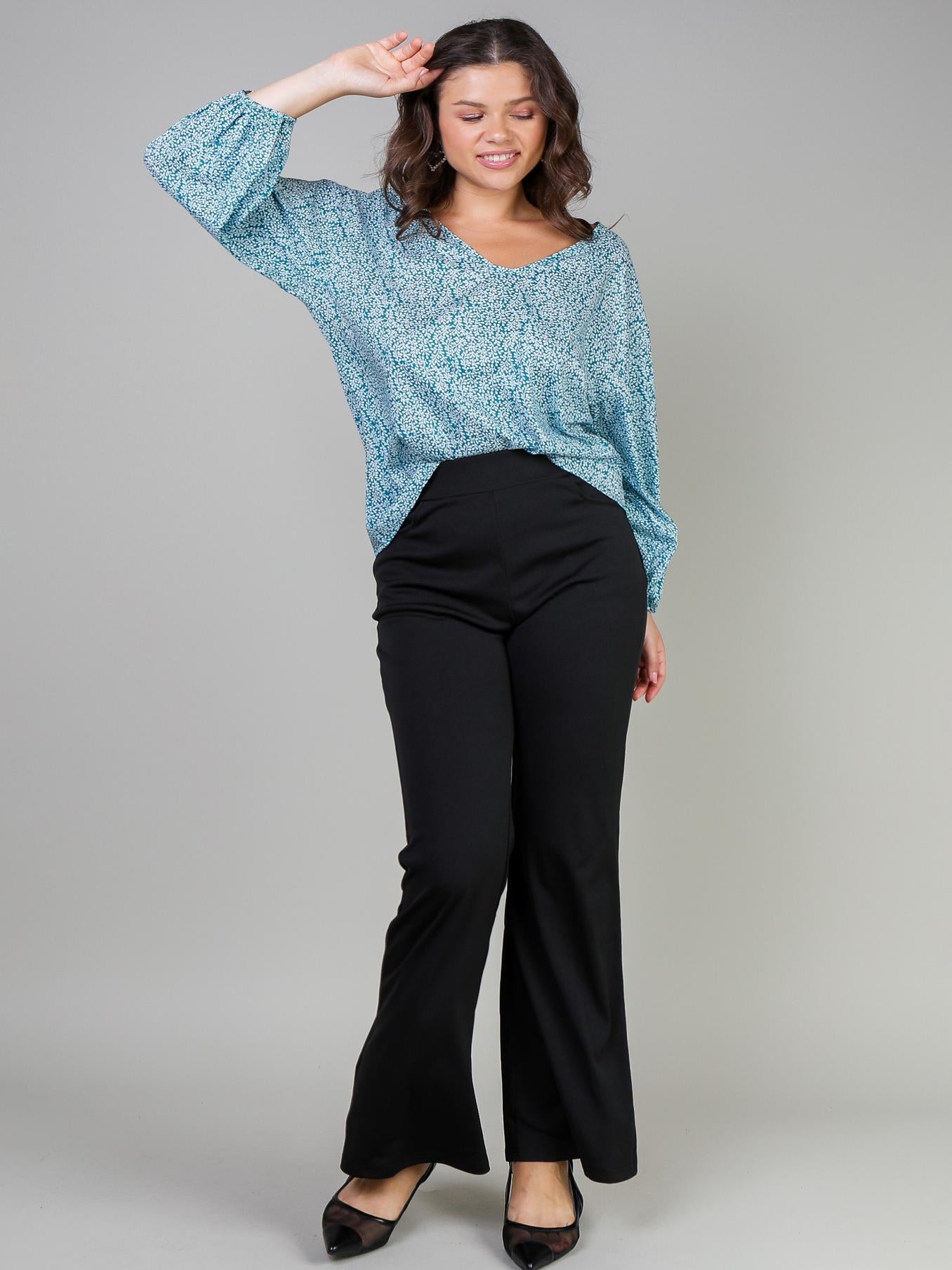 Bohemian Floral Top Everyday Essential Shirt Polyester