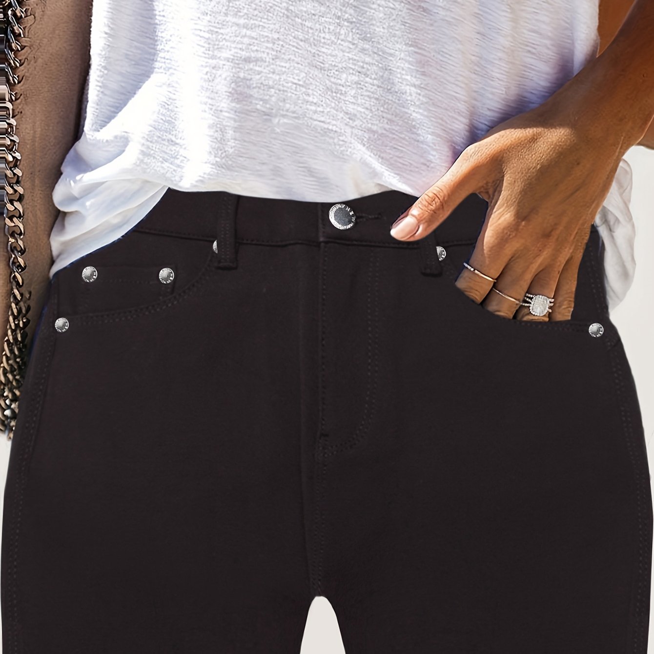 Gilipur High Waisted Skinny Jeans for Women Stretch Denim