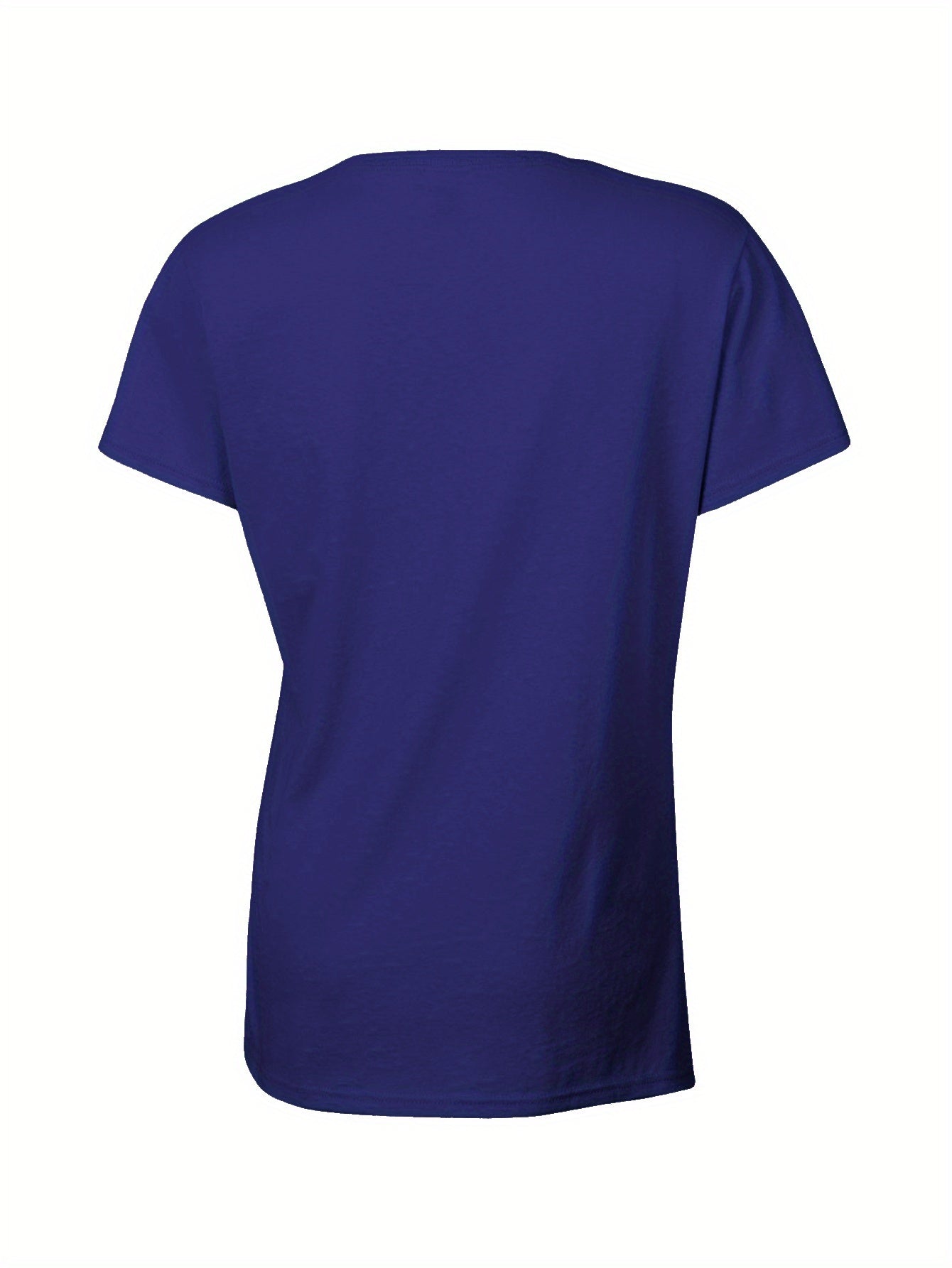 Gildan Womens Two Tone Geometric T Shirt Casual Top