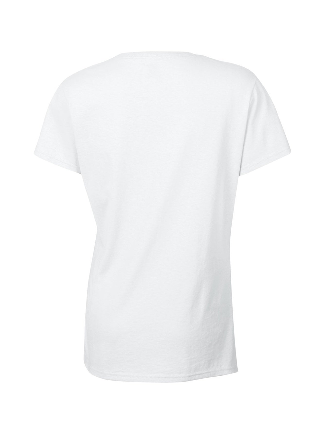 Gildan Womens Two Tone Geometric T Shirt Casual Top