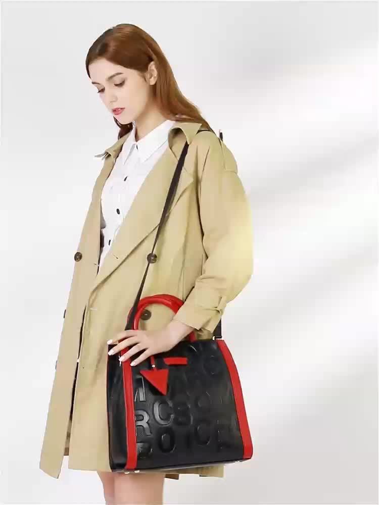 Genuine Cowhide Handbag And Crossbody With Adjustable Strap Zipper Closure