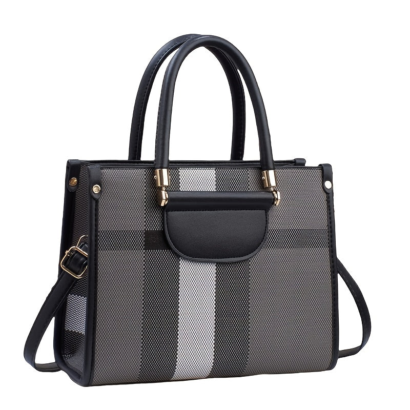Faux Leather Crossbody Shoulder Bag With Removable Strap