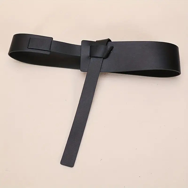 Genuine Leather Wide Waist Belt For Women Dresses And Coats