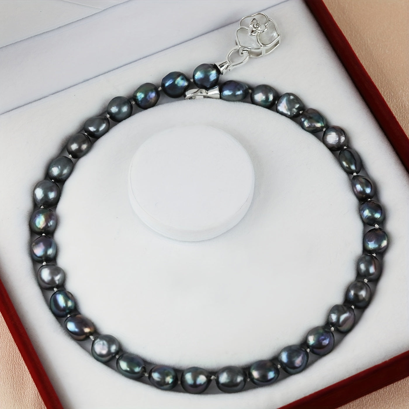 Baroque Freshwater Pearl Necklace Gift Box Luxury Elegance