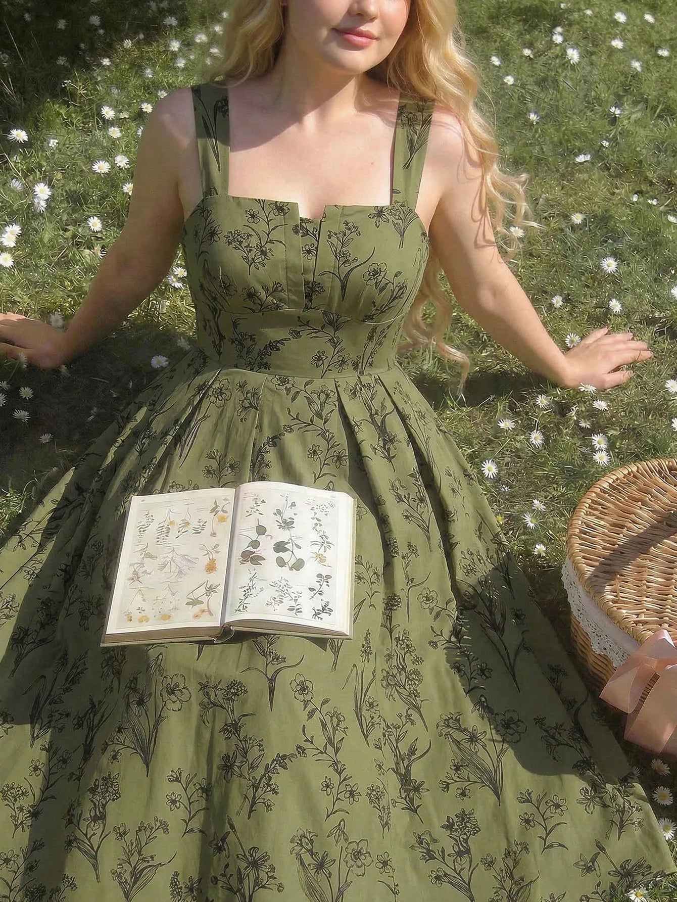 Elegant Floral Camisole Sundress For Women Summer Fashion