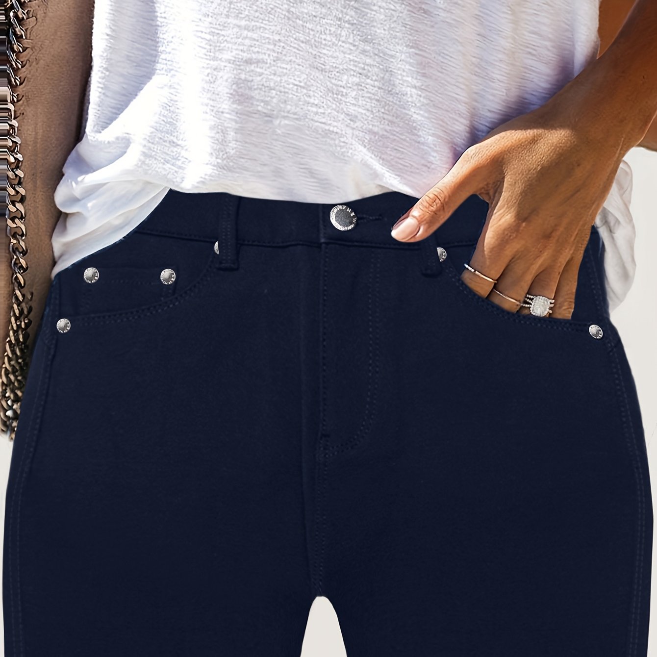Gilipur High Waisted Skinny Jeans for Women Stretch Denim
