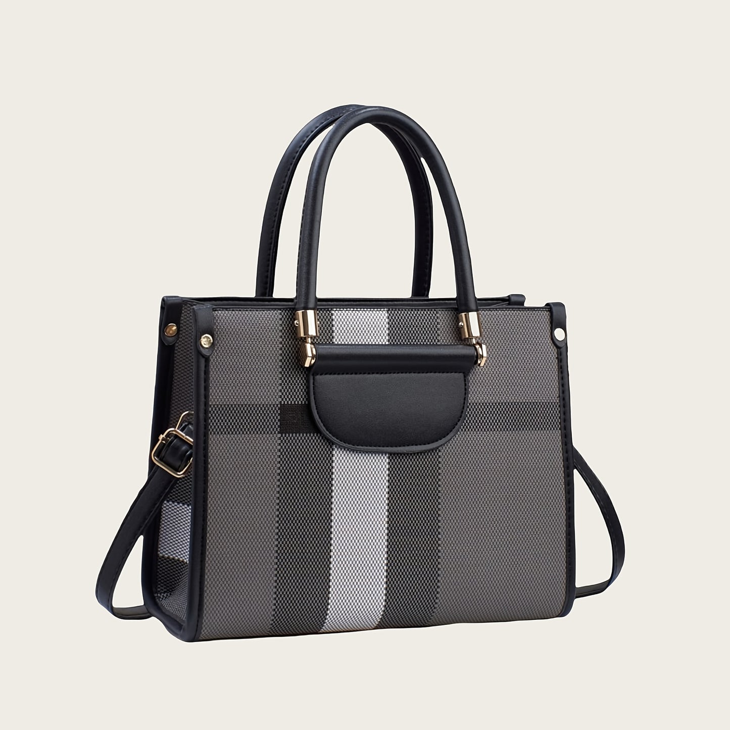 Faux Leather Crossbody Shoulder Bag With Removable Strap