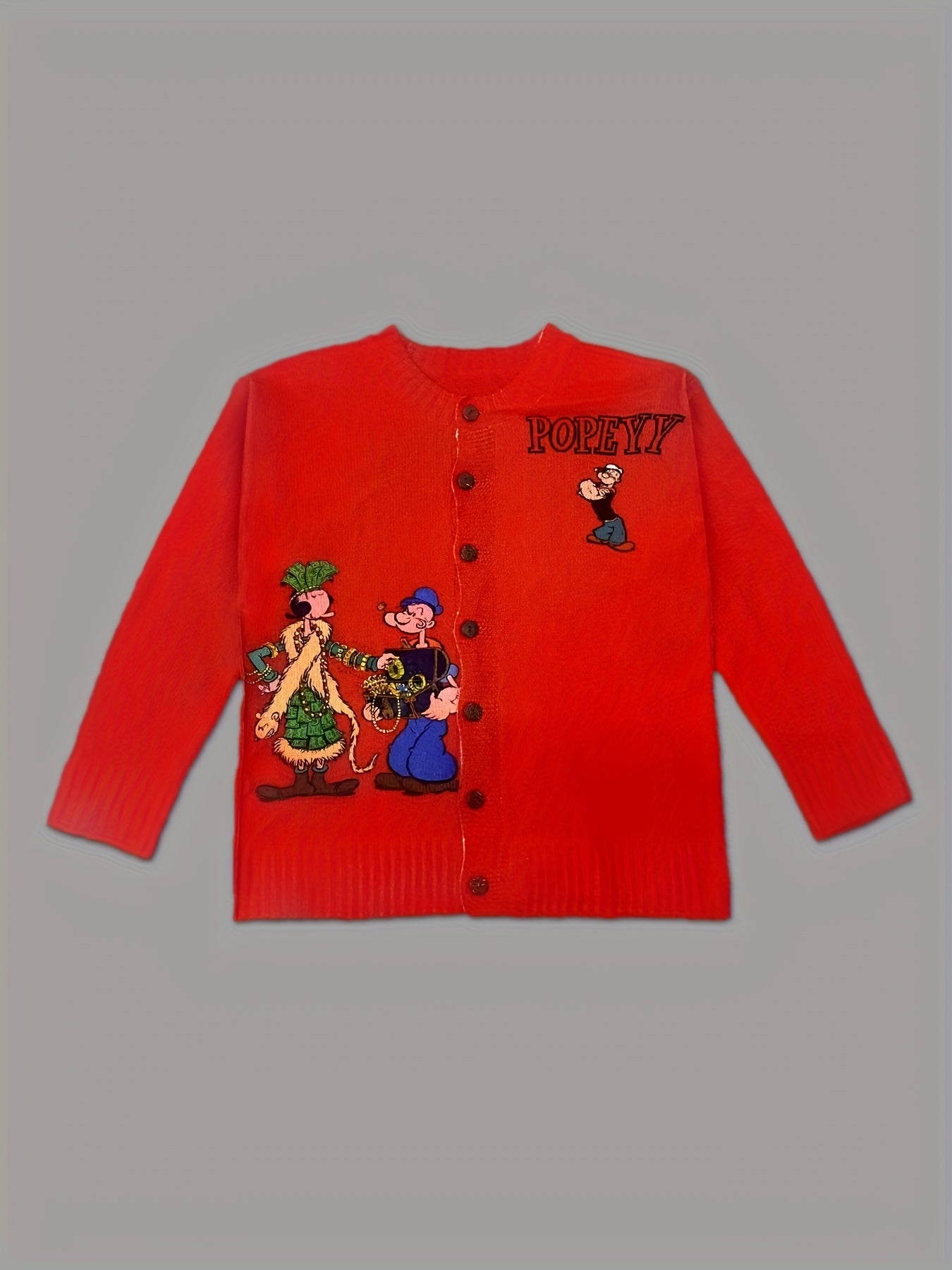 Womens Lightweight Open Front Cardigan With Button Closure