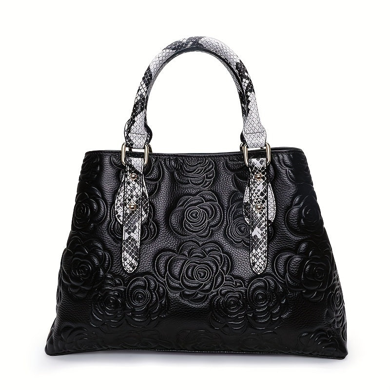 Genuine Leather Women's Crossbody Handbag Cowhide TopLayer Premium Quality Leather