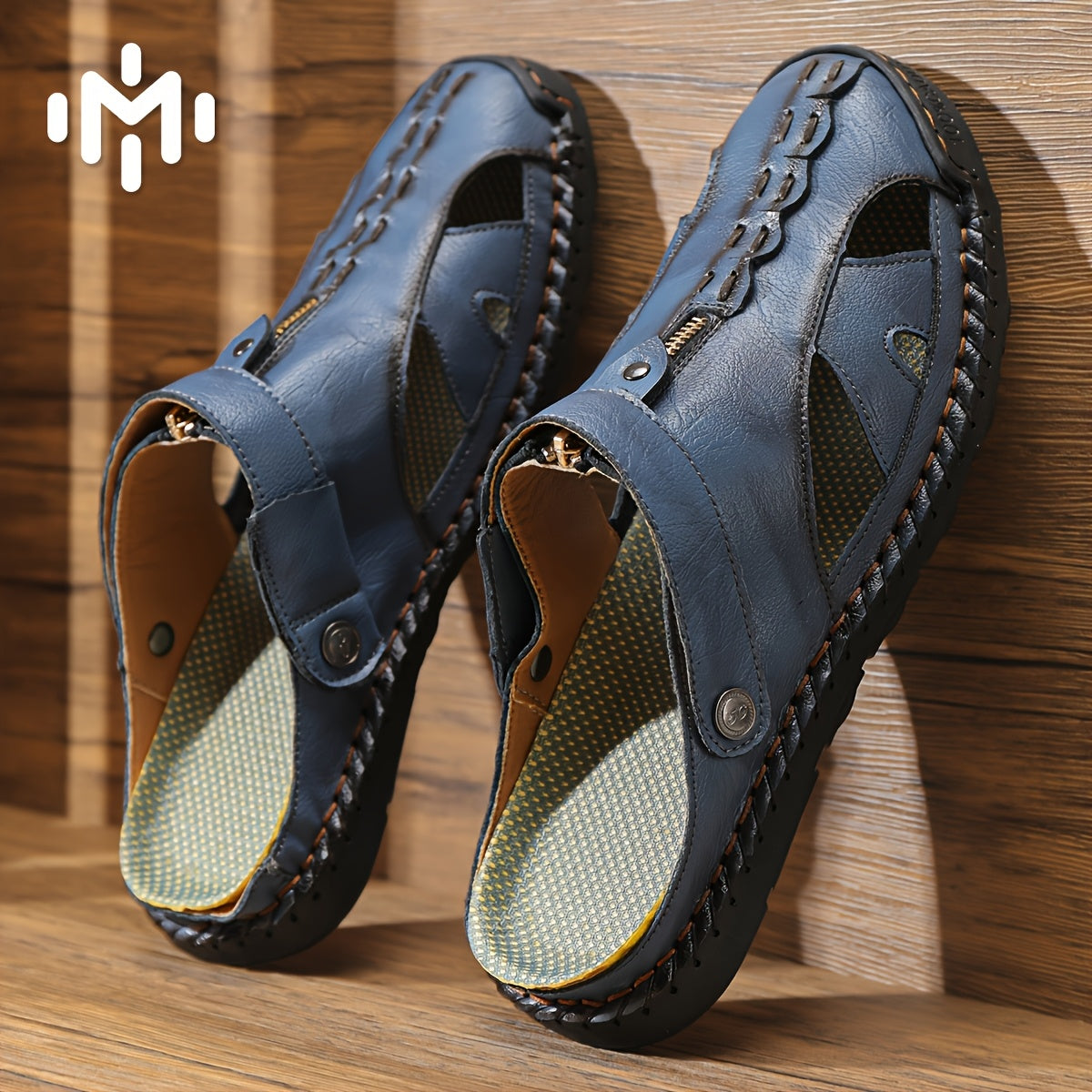 AIREVO Women Summer Sandals Breathable Slip On Comfort
