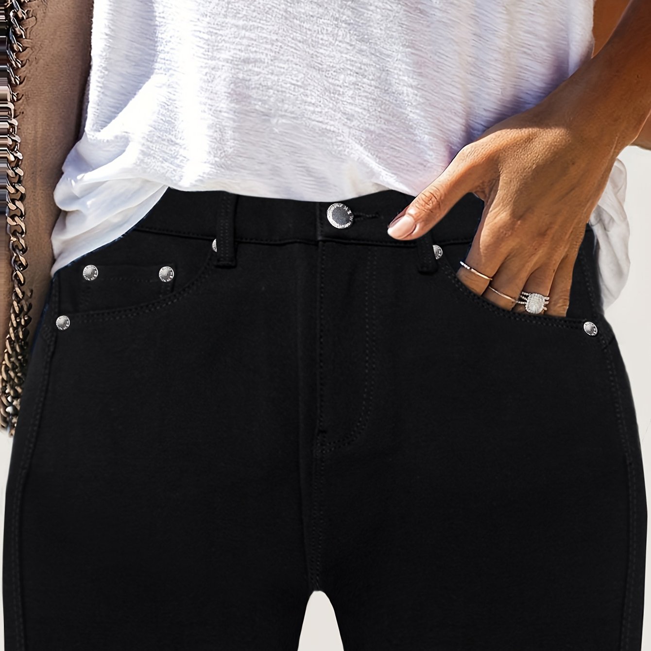 Gilipur High Waisted Skinny Jeans for Women Stretch Denim