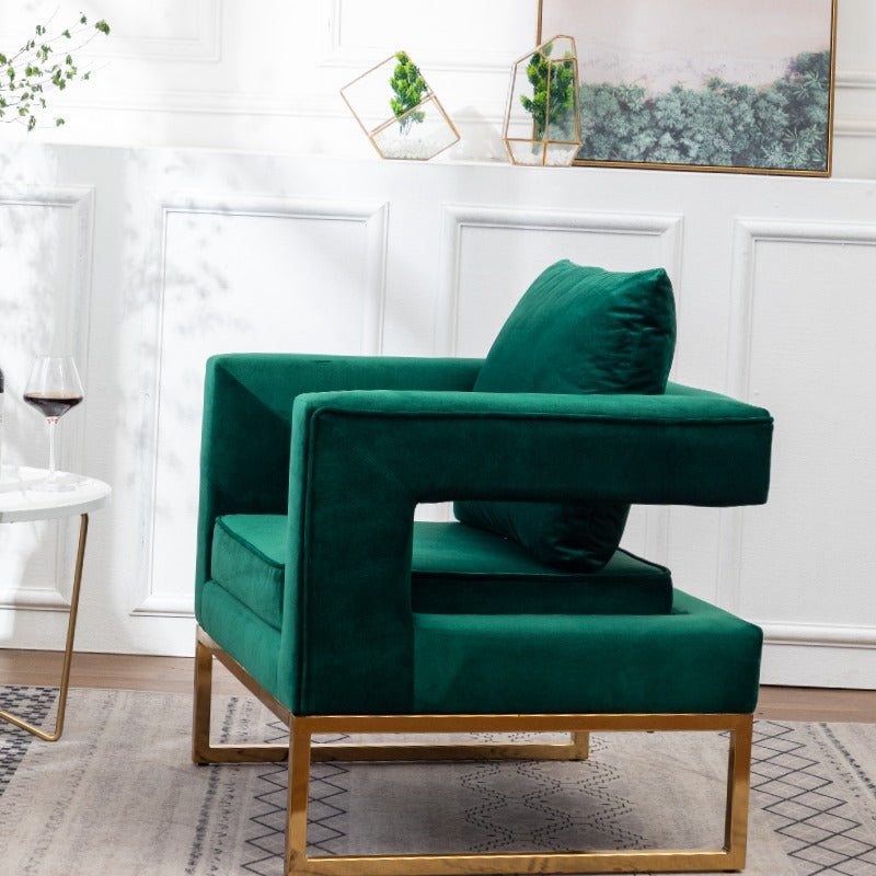 Modern Accent Arm Chair Luxury Comfort And Durable Fabric