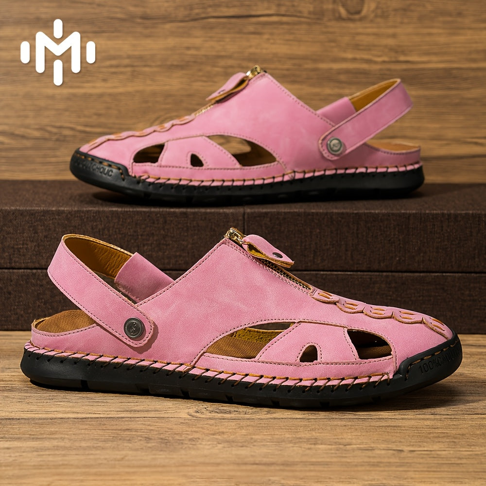 AIREVO Women Summer Sandals Breathable Slip On Comfort