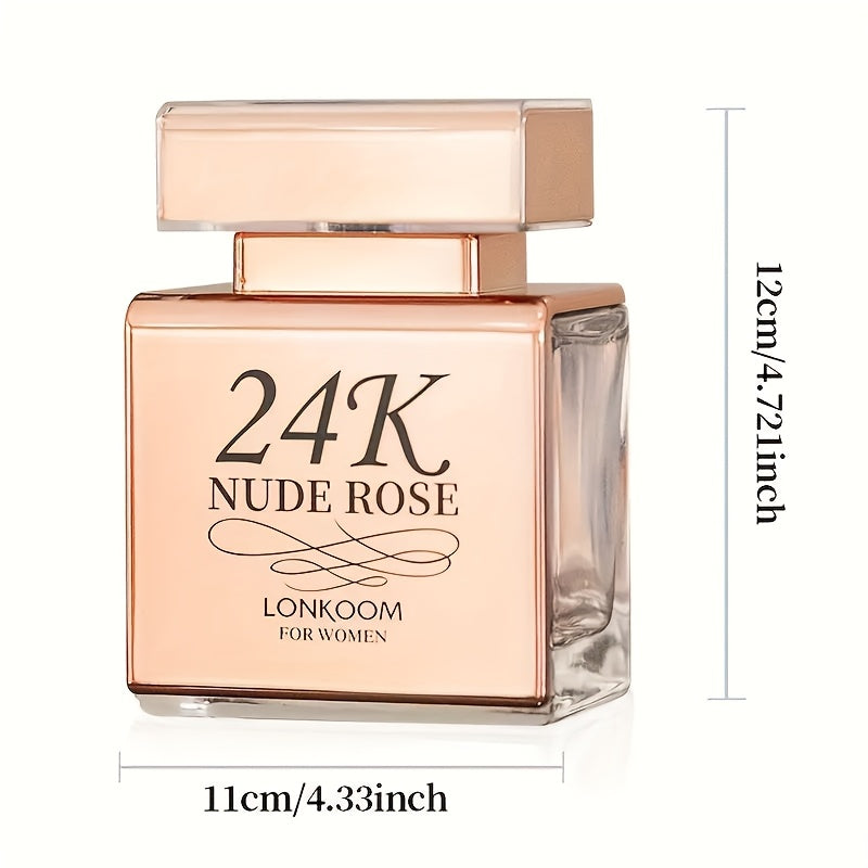 LONKOOM Exquisite Eau De Parfum For Women Floral Scent
