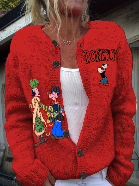 Womens Lightweight Open Front Cardigan With Button Closure