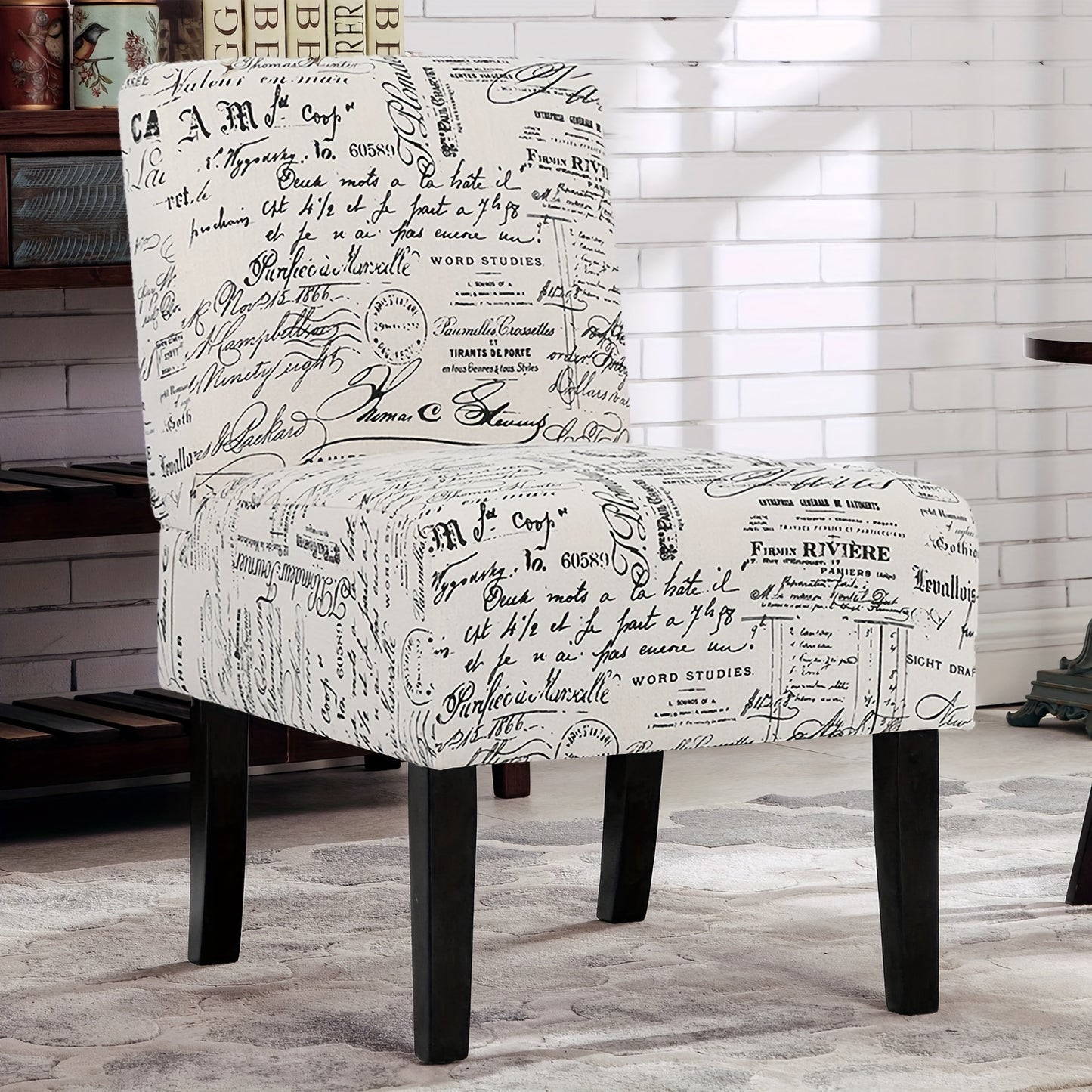 DOPINMIN Modern Fabric Leisure Loveseat Sofa Armless Living Room Chairs Upholstery Furniture