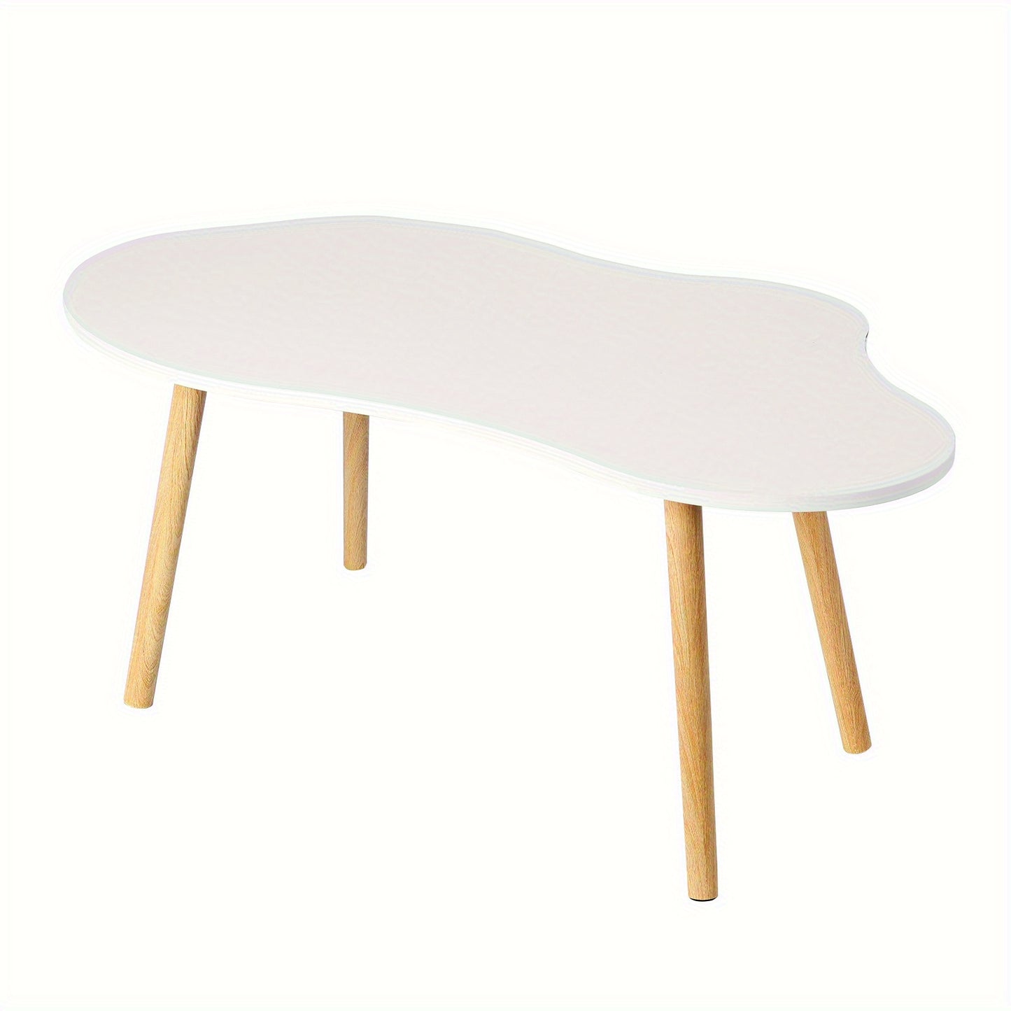 ASKR AND SOL DESIGNWORKS Ultra-Mid-Century Modern Cloud-Formed Pedestal Coffee Table