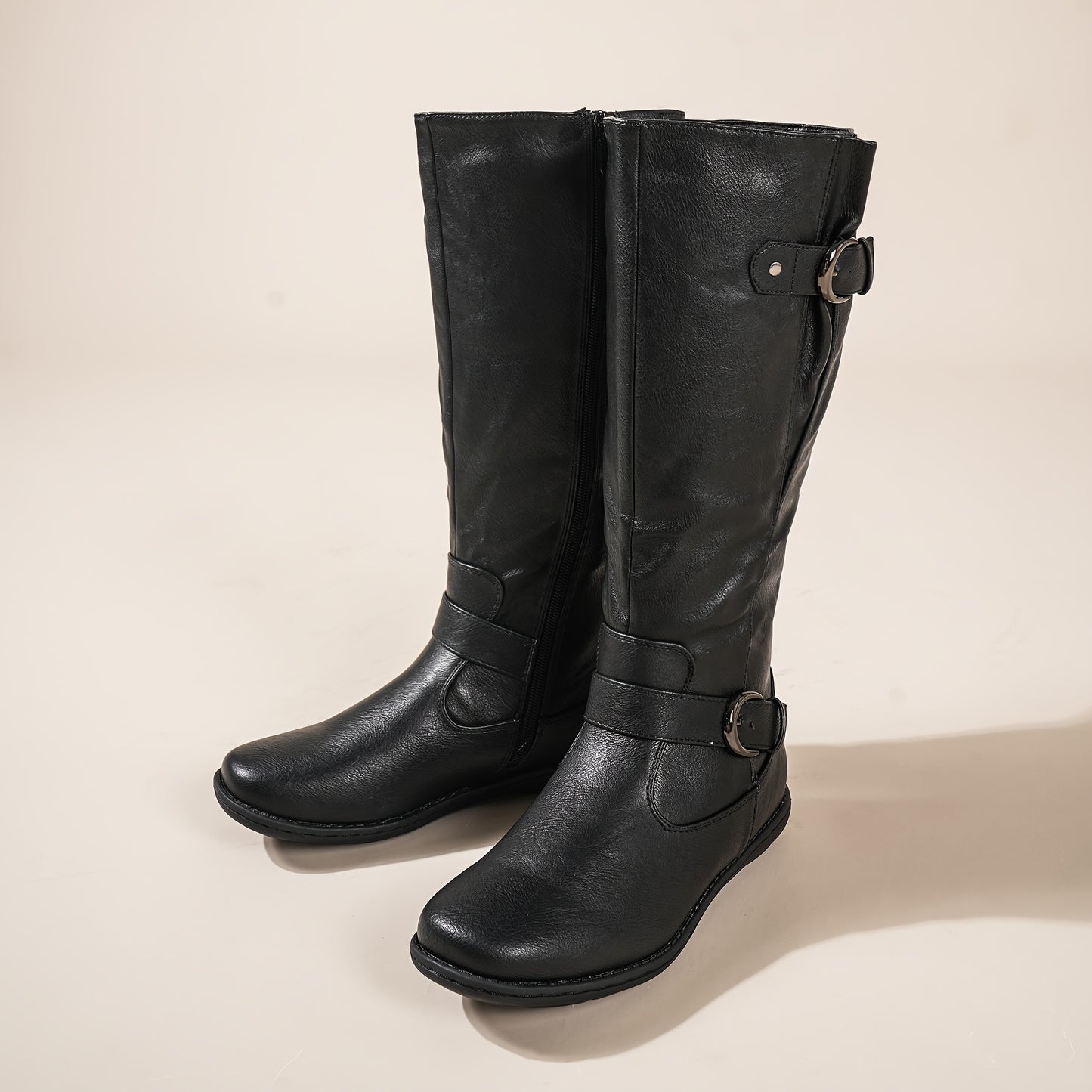 Dream Pairs Women's Calf Knee High Boots Faux Fur Lined