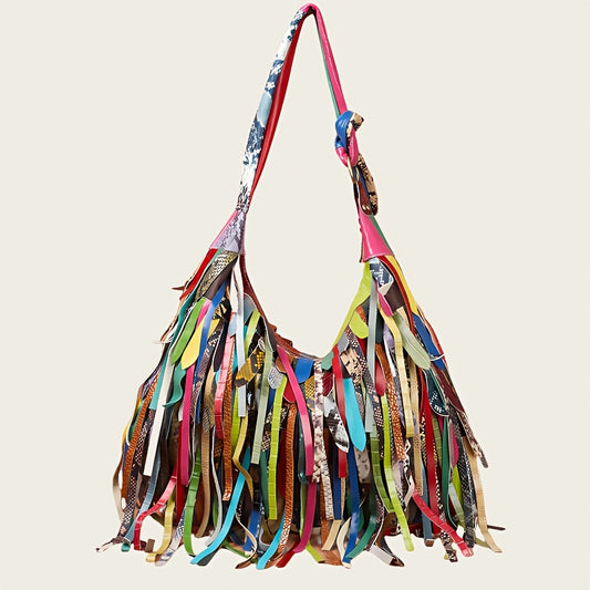 Genuine Leather Crossbody Tote With Adjustable Straps