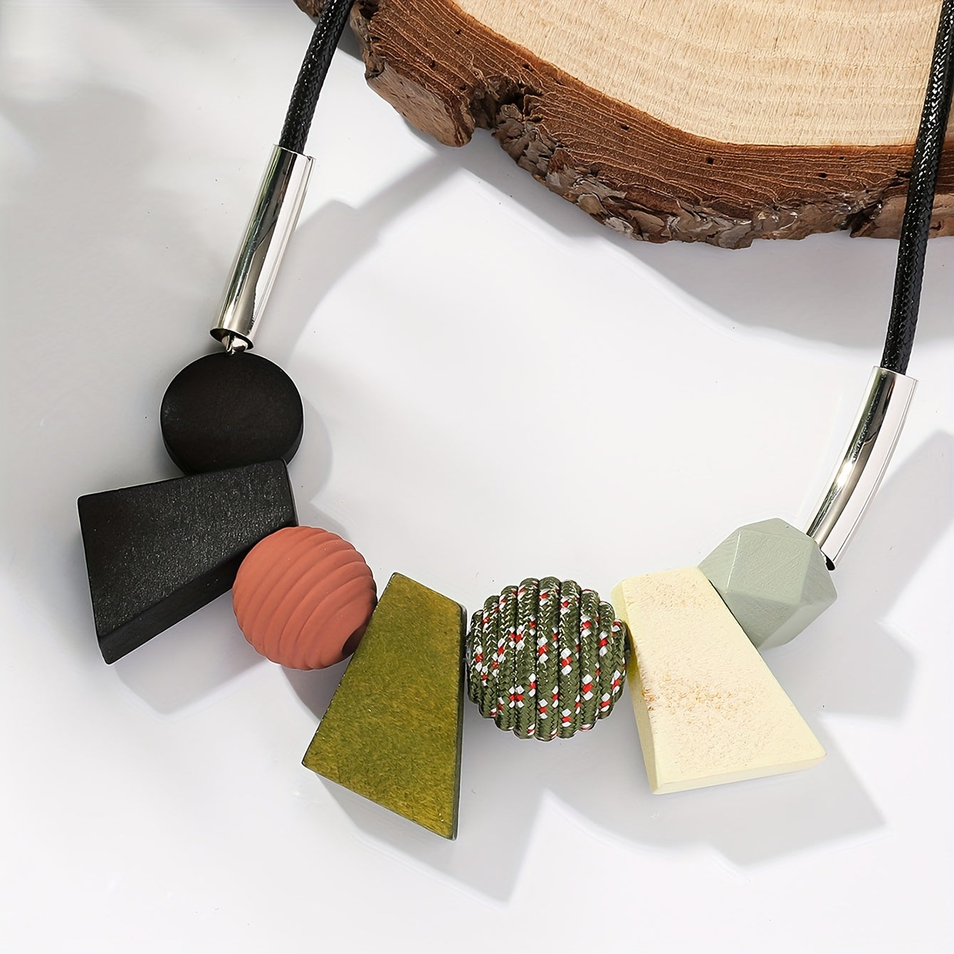 Boho Geometric Beaded Necklace For Everyday And Party Wear