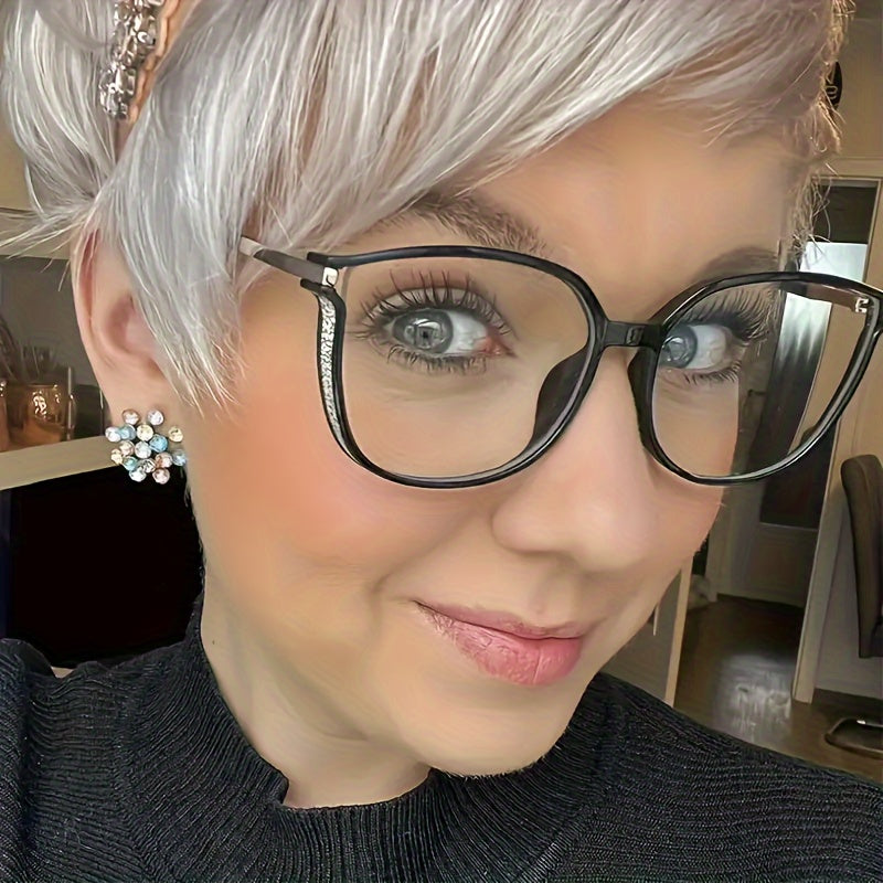 MOOHOO Reading Glasses Square Oversized for Women and Men