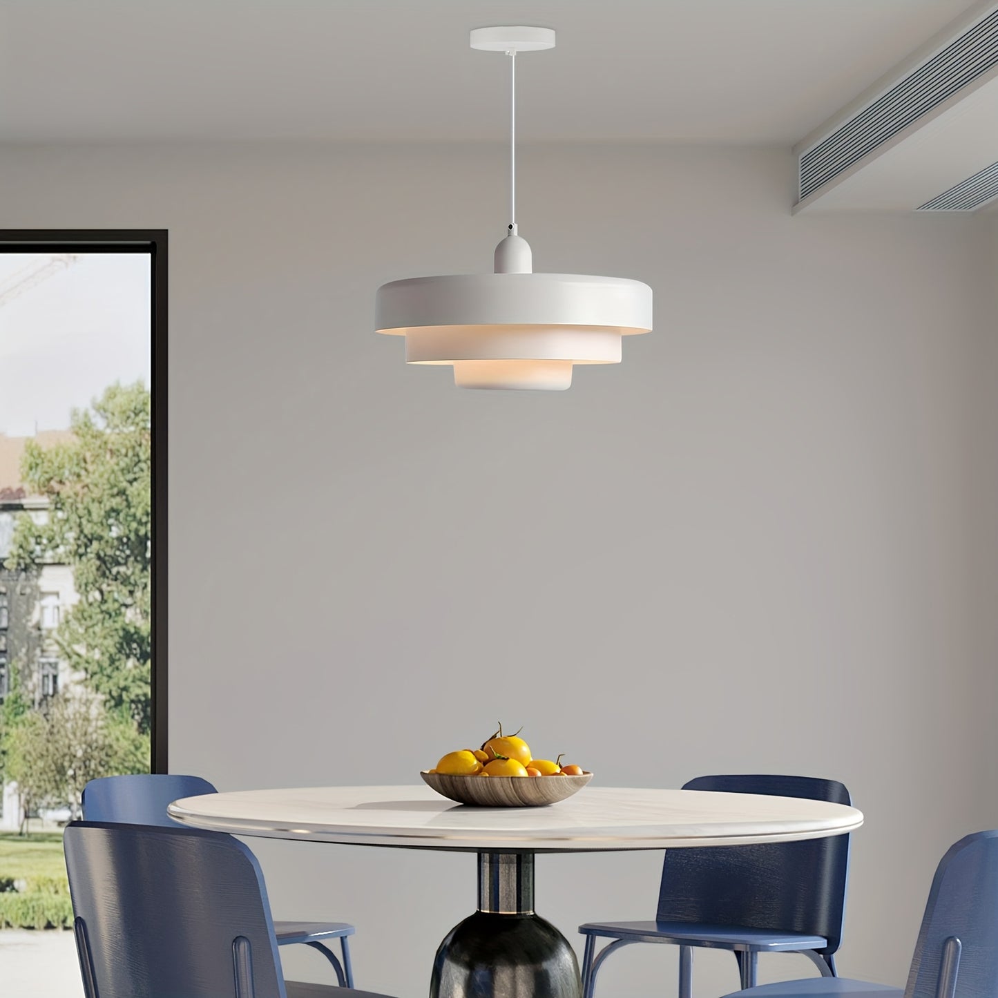 Mid Century Modern Pendant Light For Kitchen Island Metal Shade