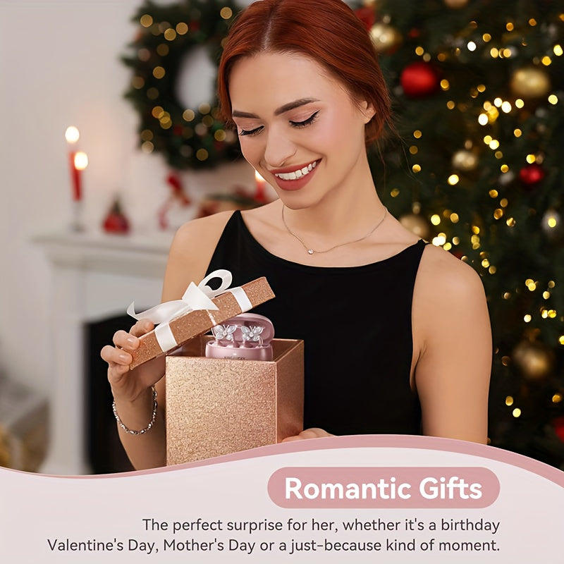 Kinglucky I121 Wireless Earbuds With Detachable Gemstone Earrings Bluetooth 5.4 HiFi Stereo ANC For Exercise Outdoors