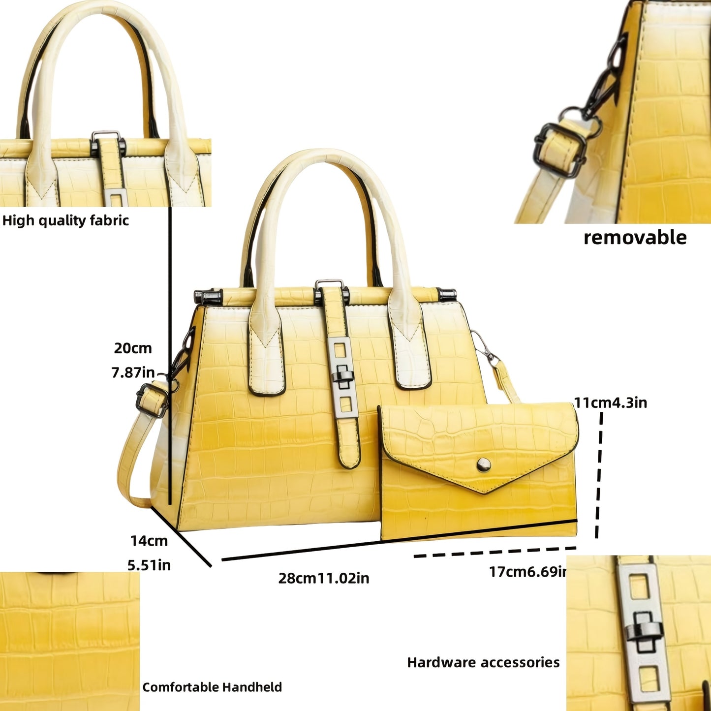 PU Leather Stone Embossed Crossbody Shoulder Bag For Women