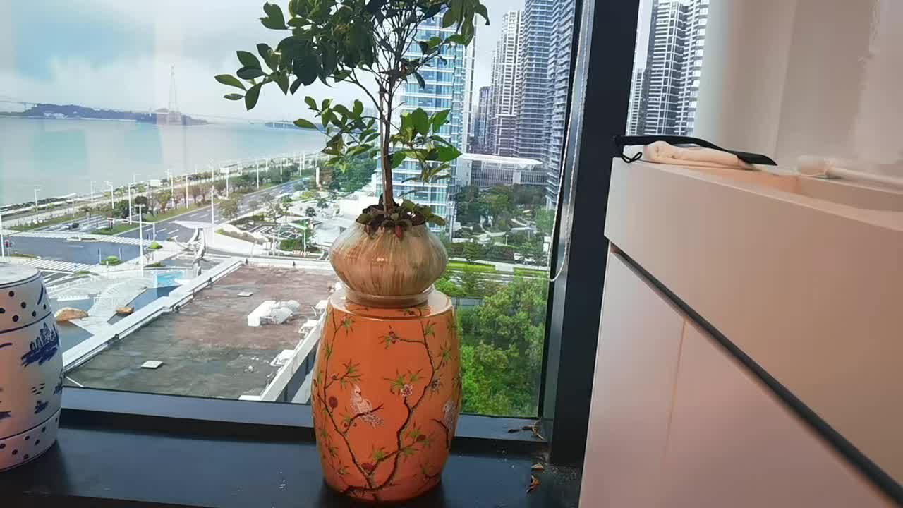 Ceramic Drum Stool Asian Classical Style Ornate Bird Blossom