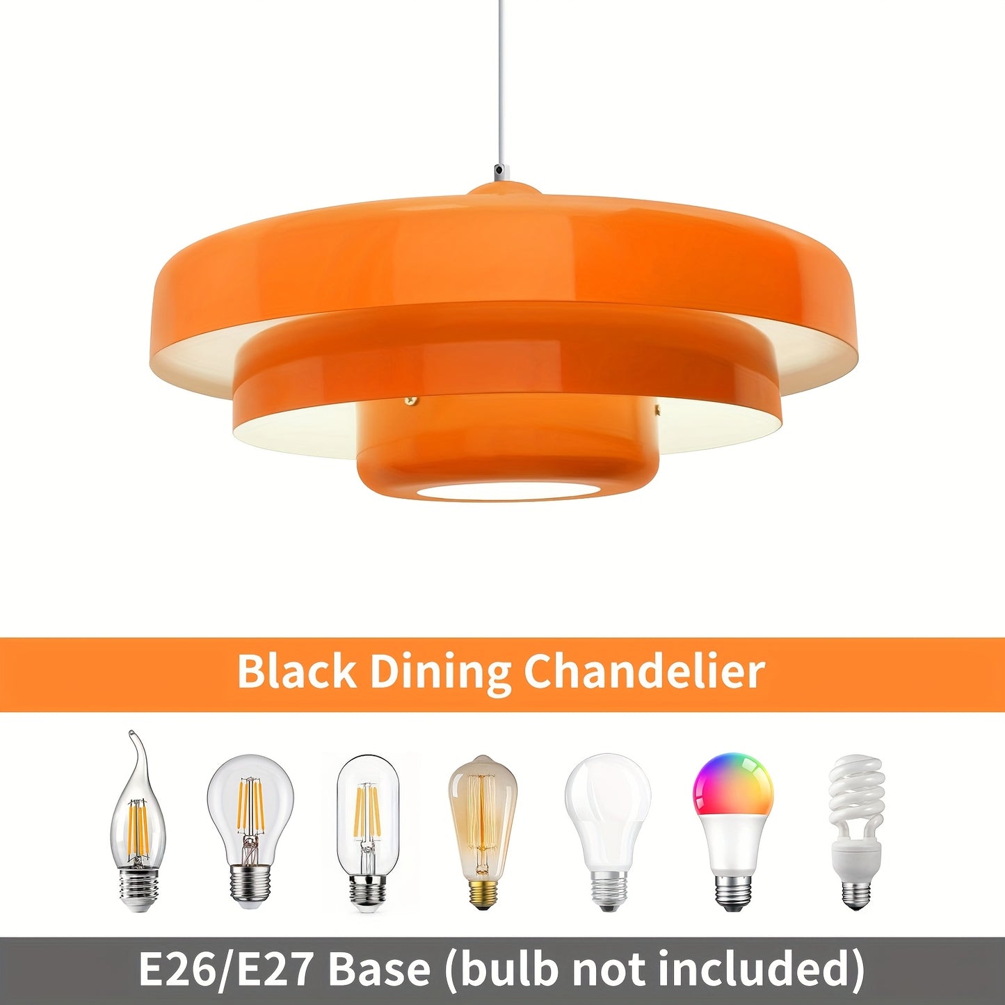 Mid Century Modern Pendant Light For Kitchen Island Metal Shade