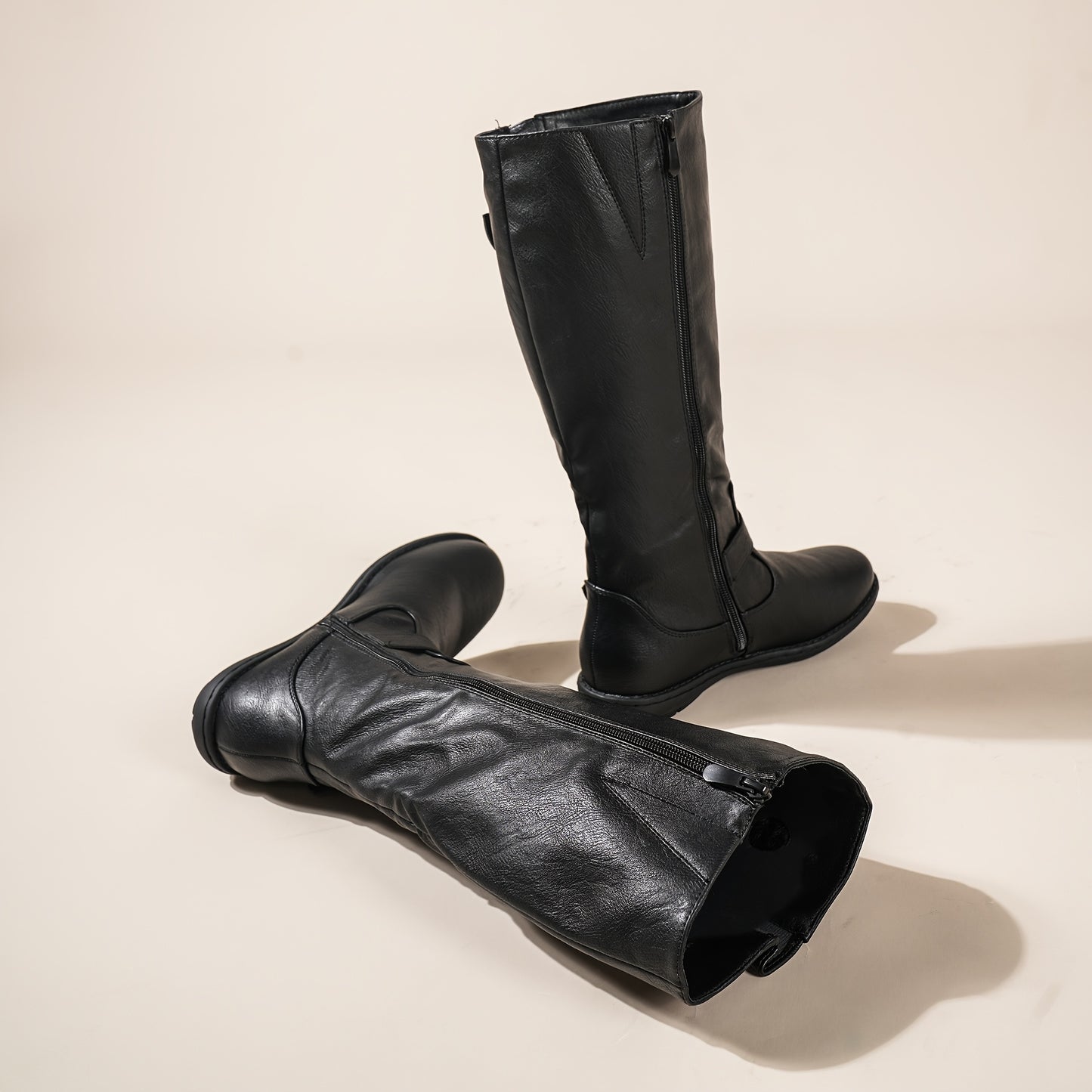 Dream Pairs Women's Calf Knee High Boots Faux Fur Lined