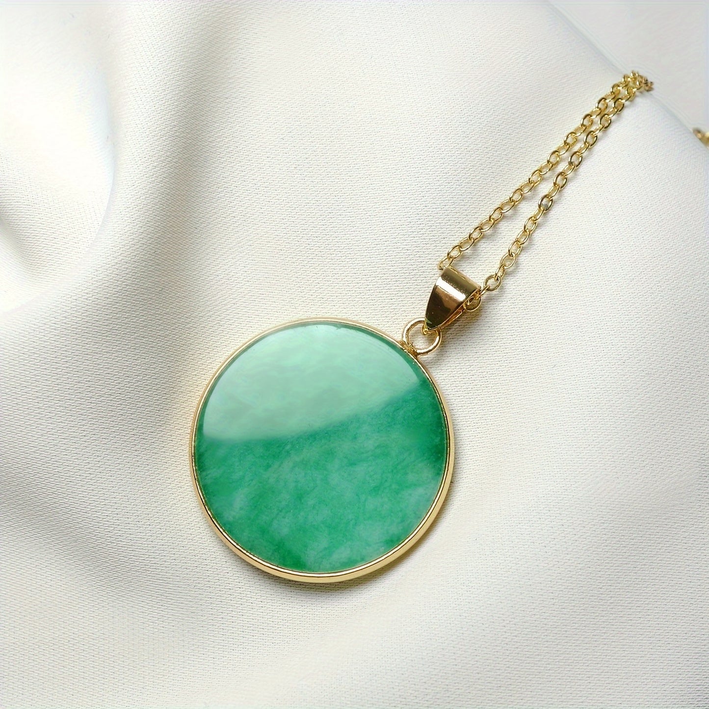 BULVEGEMET Elegant Natural Stone Pendant Necklace For Men Women