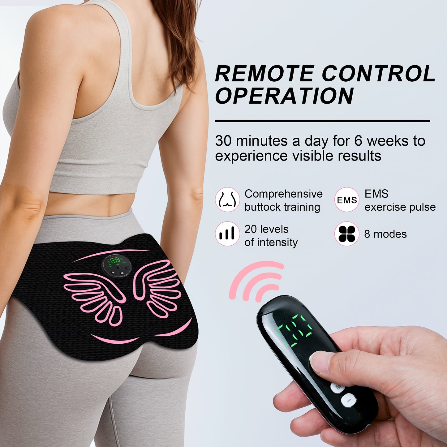 CESLIFF EMS Hip Trainer For Buttocks And Glutes Massage Muscle Stimulation For Men And Women