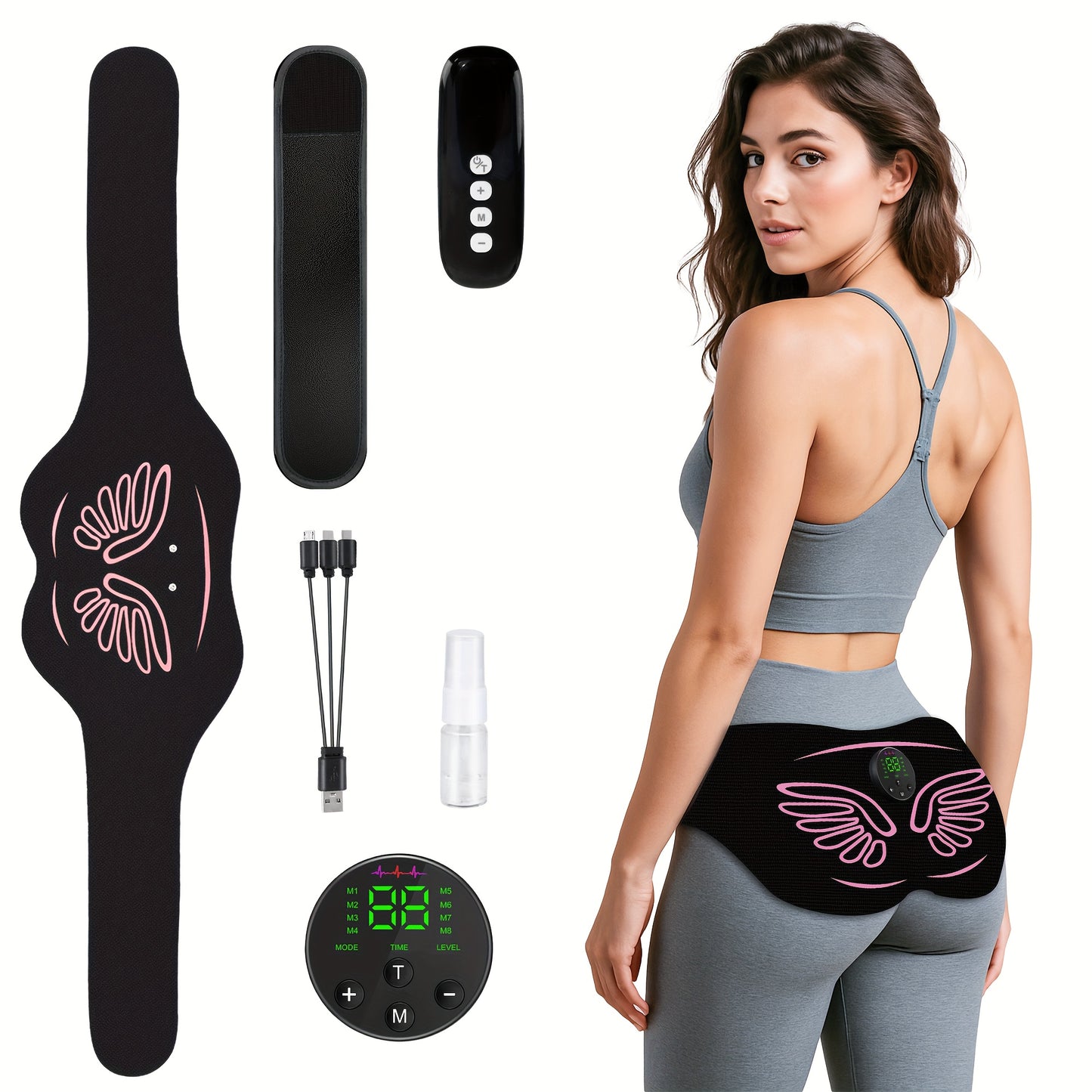 CESLIFF EMS Hip Trainer For Buttocks And Glutes Massage Muscle Stimulation For Men And Women