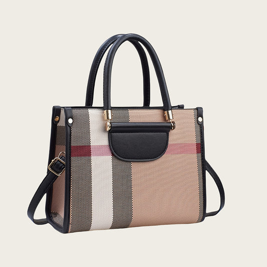 Faux Leather Crossbody Shoulder Bag With Removable Strap
