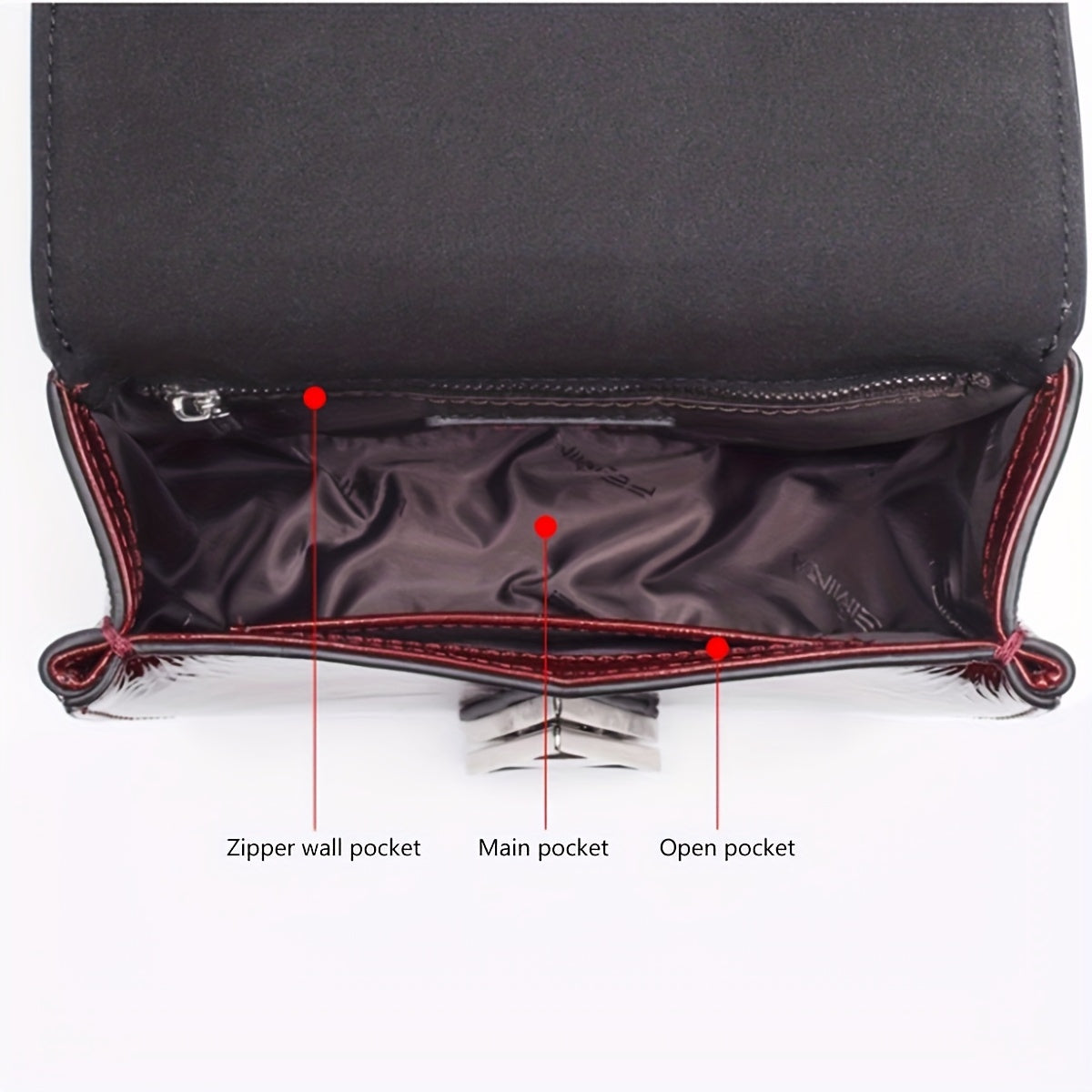 Top Grain Leather Tote Crossbody Bag With Turn Lock Closure