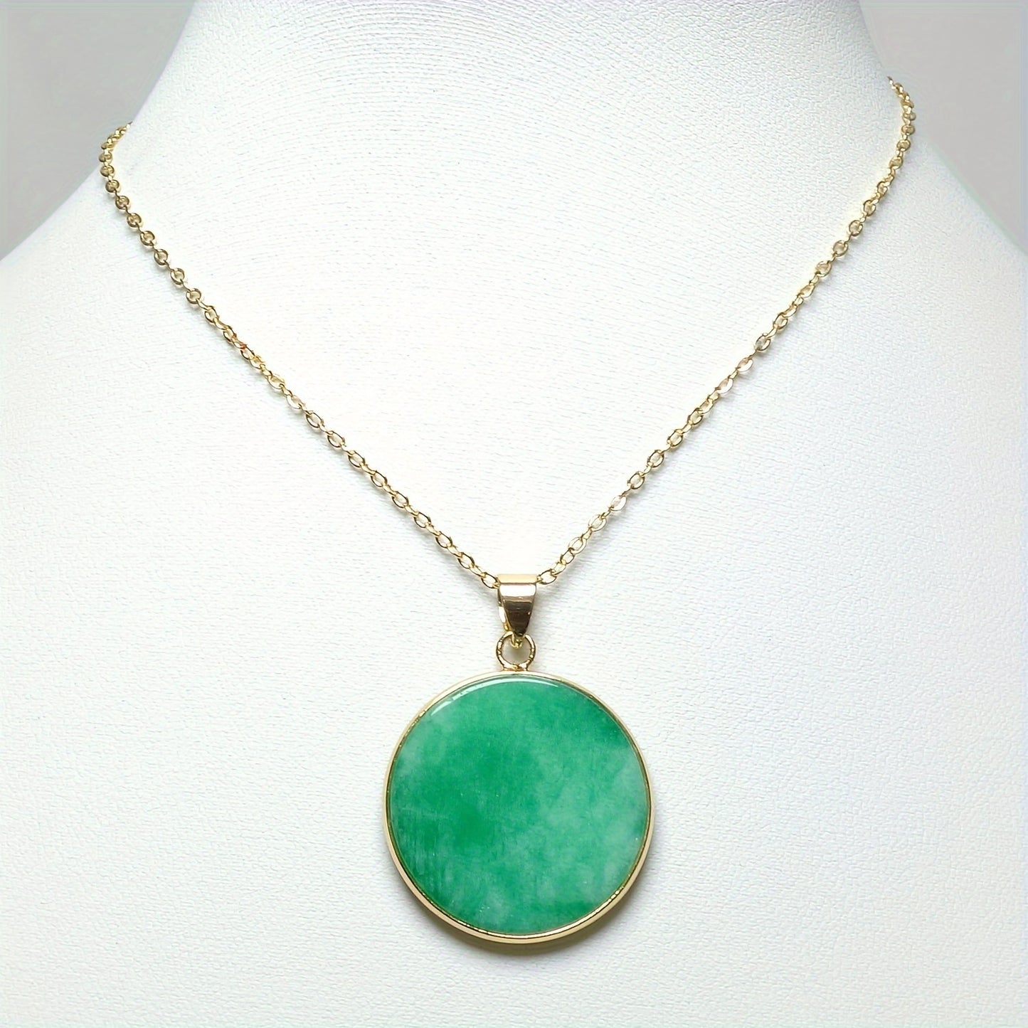 BULVEGEMET Elegant Natural Stone Pendant Necklace For Men Women