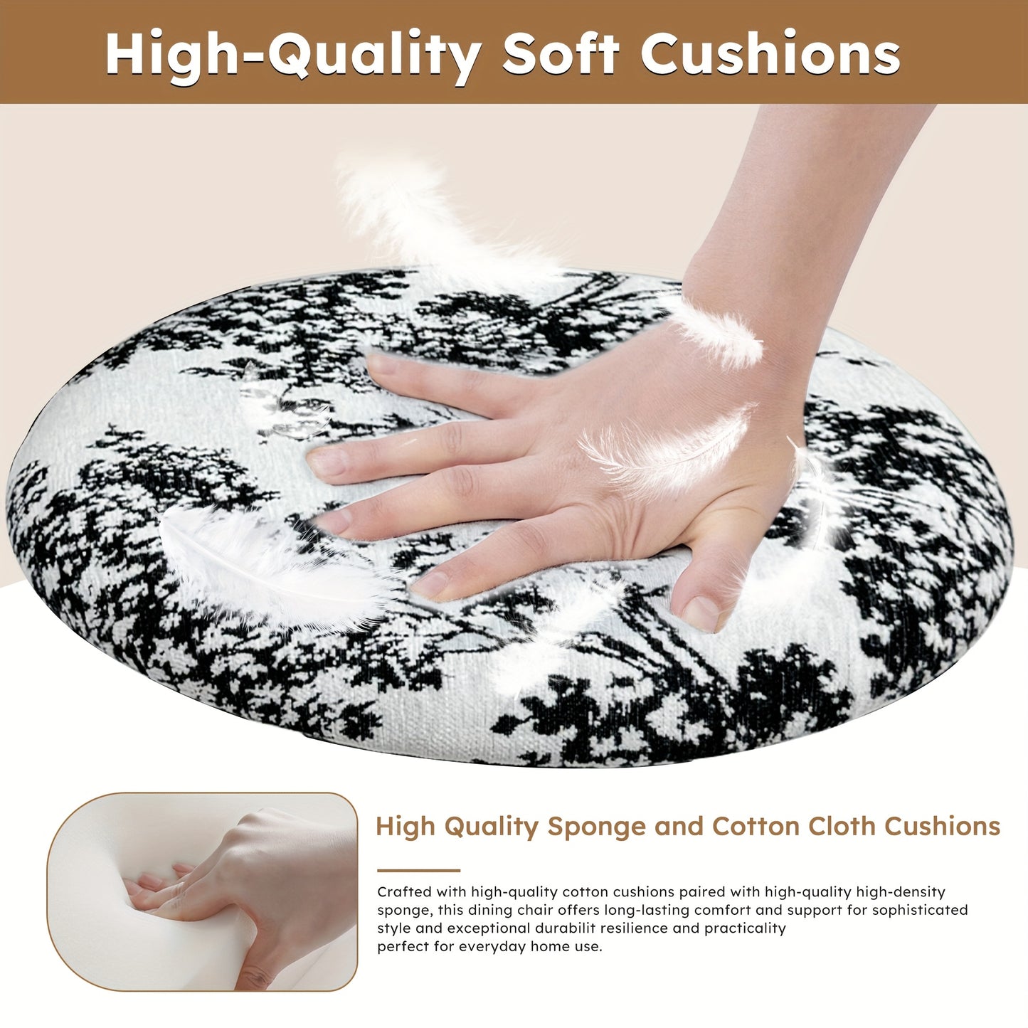 Velvet Dining Chairs Set Of 2 With Wood Frame