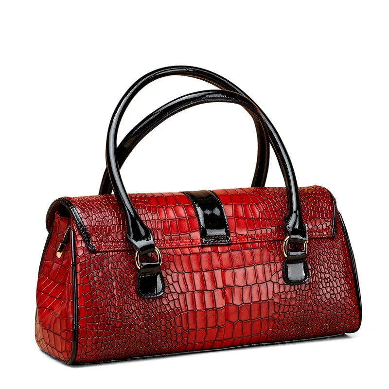 EP.MINGYUANCN Genuine Leather Women Tote Bag Handbag