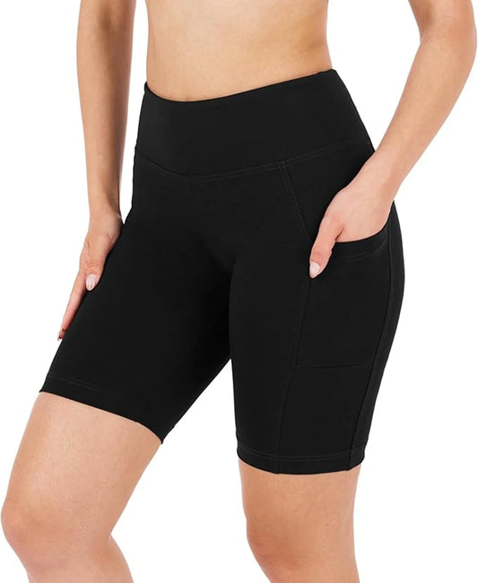 Ladies Cotton Shorts With Pockets For Everyday Use