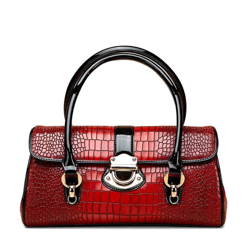EP.MINGYUANCN Genuine Leather Women Tote Bag Handbag