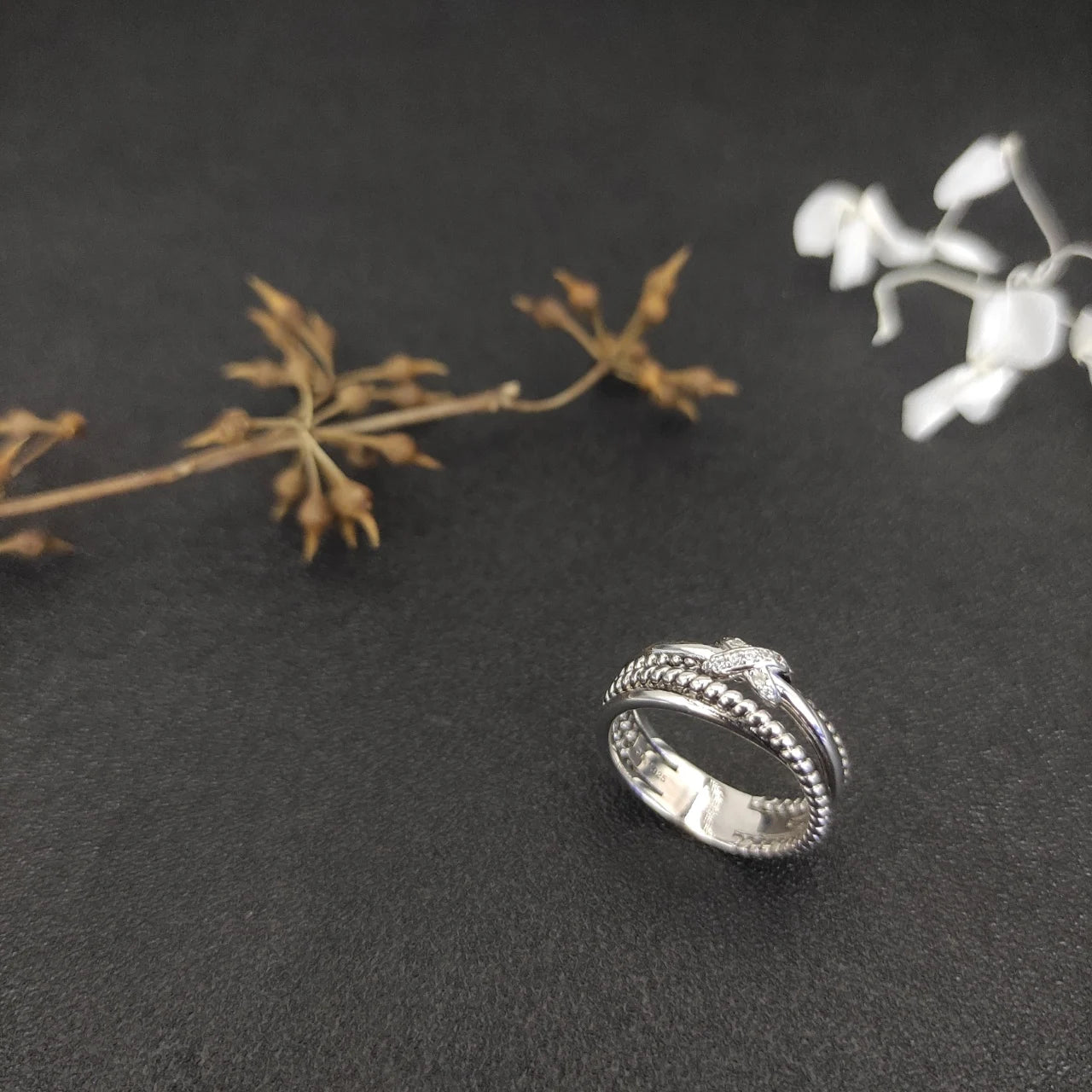 Unisex Zircon Geometric Ring Jewelry Gift For Any Occasion